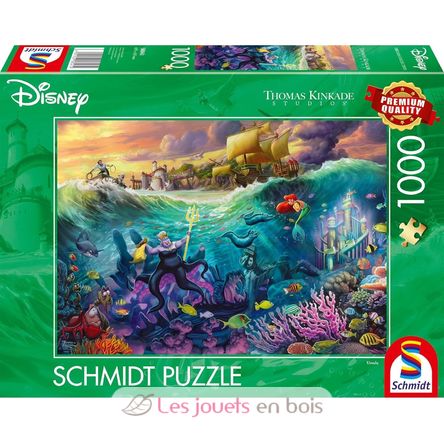 Puzzle Ursula La Sirenita 1000 piezas S-58041 Schmidt Spiele 2