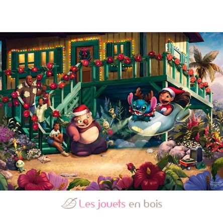 Puzzle Lilo y Stitch Aloha Christmas 1000 piezas S-58049 Schmidt Spiele 2