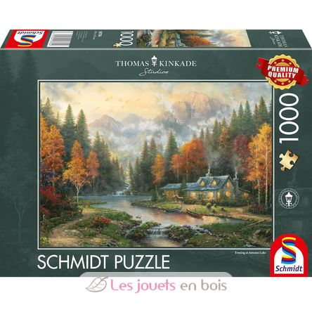 Puzzle Tarde de otoño en el lago 1000 piezas S-58784 Schmidt Spiele 1