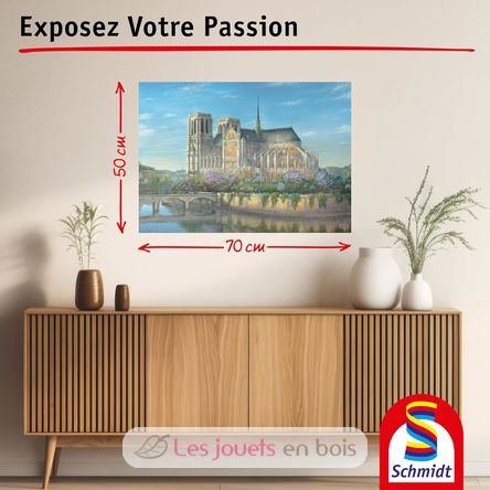 Puzzle Notre Dame 1000 piezas S-58796 Schmidt Spiele 3