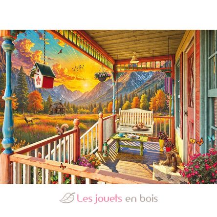 Puzzle Veranda de Montaña 1000 pzs S-58893 Schmidt Spiele 2