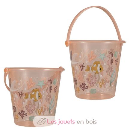 Cubo de playa Ocean Dreams rosa LD2012400 Little Dutch 3