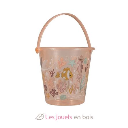 Cubo de playa Ocean Dreams rosa LD2012400 Little Dutch 2