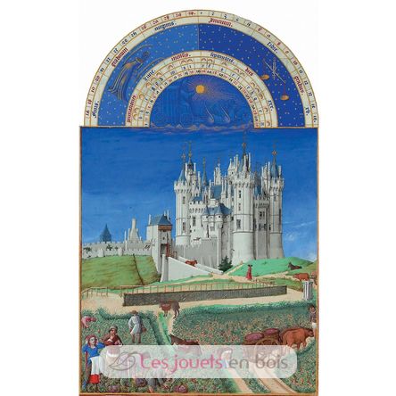 Septiembre de los Frères de Limbourg A1366-80 Puzzle Michèle Wilson 4