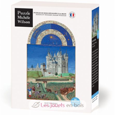 Septiembre de los Frères de Limbourg A1366-80 Puzzle Michèle Wilson 1