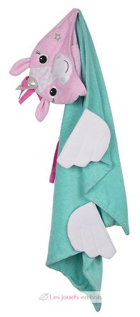 Toalla de baño para niños - Allie la licorne ZOO-122-001-012 Zoocchini 2