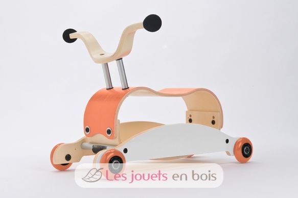 Mini Flip - Juego de 4 ruedas - Naranja WBD-5139 Wishbone Design Studio 3