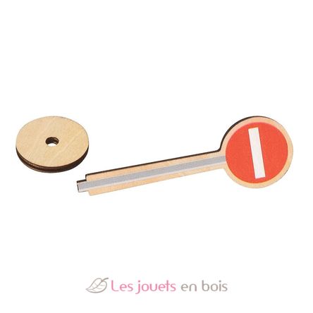 Juego de 40 señales de tráfico GK53761 Goki 4