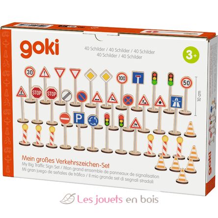 Juego de 40 señales de tráfico GK53761 Goki 2