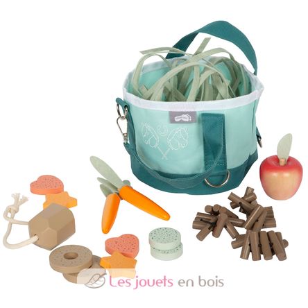 Set comida para caballos con bolsa LE12796 Small Foot company 2