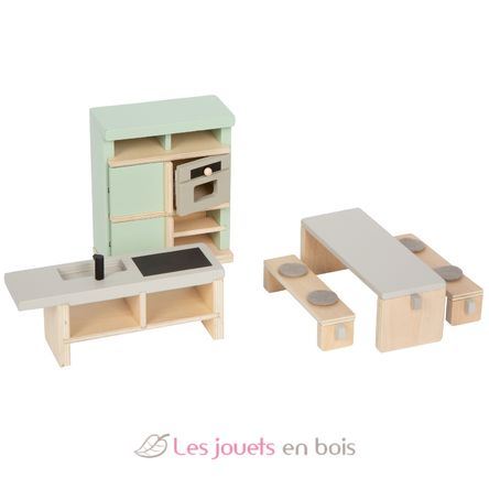 Set de muebles para casa de muñecas LE12818 Small Foot company 2