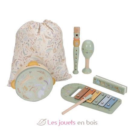 Set de música verde Safari Friends LD7473 Little Dutch 1