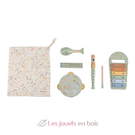 Set de música verde Safari Friends LD7473 Little Dutch 2