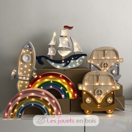 Nightlight Ship azul marino LL029-360 Little Lights 7