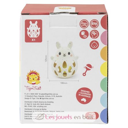 Sonajero conejito de silicona TT1-1017 Tiger Tribe 5