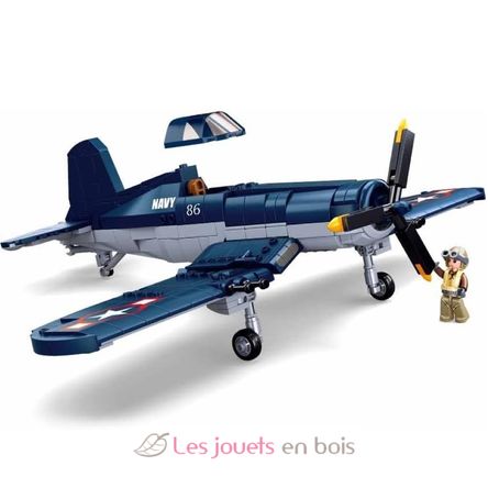 Army WWII - Avión de combate F4U SL-M38-B1109 Sluban 4