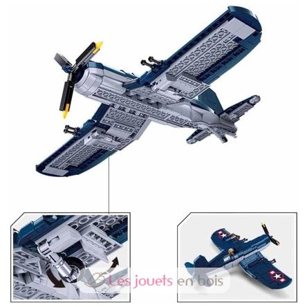 Army WWII - Avión de combate F4U SL-M38-B1109 Sluban 3