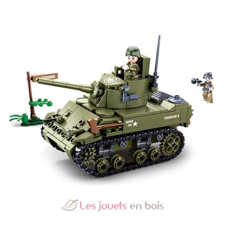 Army WWII - Tanque ligero aliado SL-M38-B0856 Sluban 2