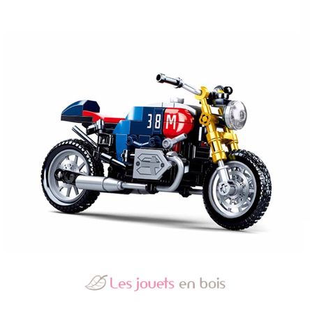 Model Bricks - Motocicleta Cafe Racer SL-M38-B0958 Sluban 3