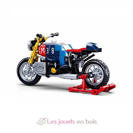 Model Bricks - Motocicleta Cafe Racer SL-M38-B0958 Sluban 4