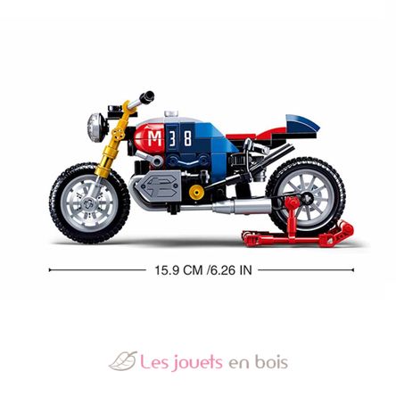 Model Bricks - Motocicleta Cafe Racer SL-M38-B0958 Sluban 5