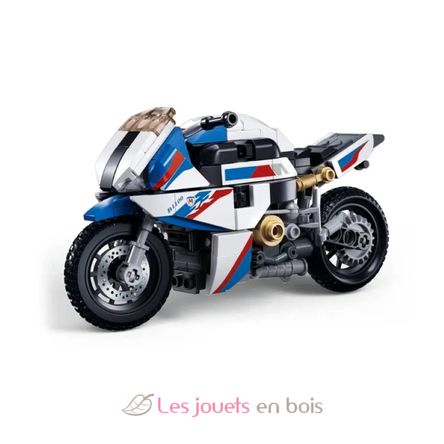 Model Bricks - Moto de carreras SL-M38-B1129 Sluban 2
