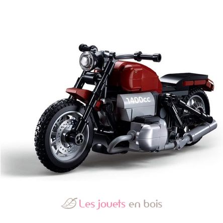Model Bricks - Motocicleta estilo Harley SL-M38-B1131 Sluban 2
