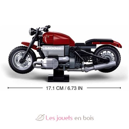 Model Bricks - Motocicleta estilo Harley SL-M38-B1131 Sluban 4
