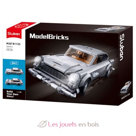 Model Bricks - Coche de un agente secreto SL-M38-B1125 Sluban 1