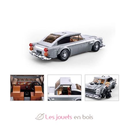 Model Bricks - Coche de un agente secreto SL-M38-B1125 Sluban 4