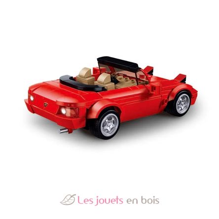 Model Bricks - Coche deportivo MX5 rojo SL-M38-B1128 Sluban 3