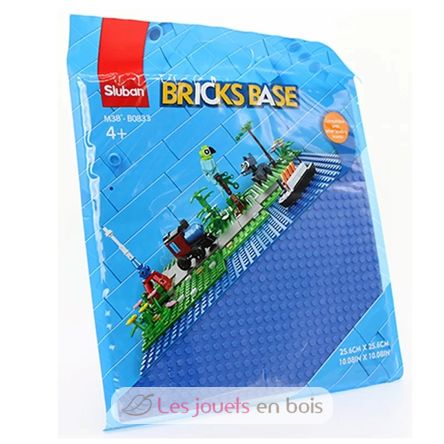 Base para ladrillos de construcción - Azul SL-M38-B0833E Sluban 1