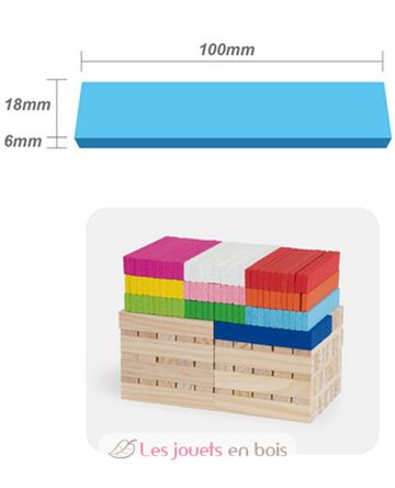 Barril de 250 tablas de madera SM50956 Sapin Malin 4