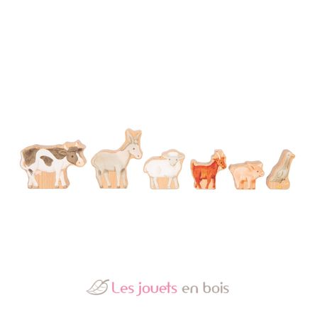Bloques de construcción de madera Granja LE12905 Small Foot company 5