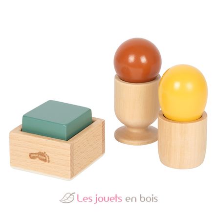 Juego de clasificación Montessori con pelota, cubo y huevo LE12925 Small Foot company 8