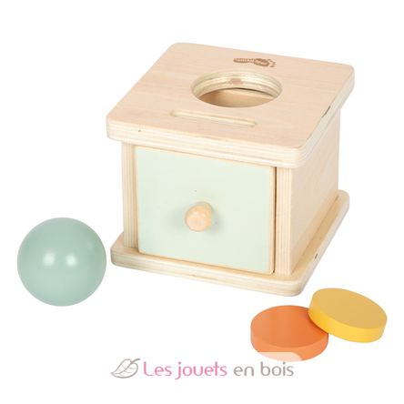 Caja con monedas y bola para encajar Montessori LE12930 Small Foot company 1