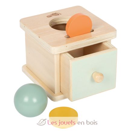 Caja con monedas y bola para encajar Montessori LE12930 Small Foot company 2