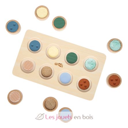 Memo táctil Montessori LE12931 Small Foot company 2