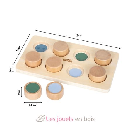 Memo táctil Montessori LE12931 Small Foot company 8