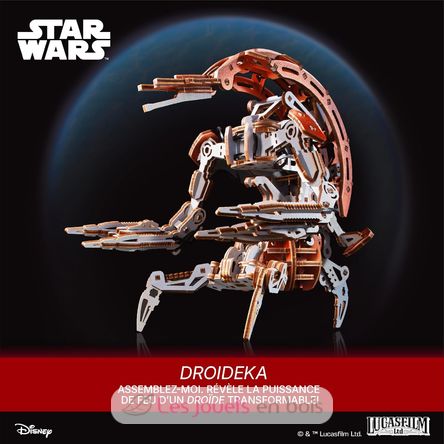Droideka Star Wars modelo mecánico U70275 Ugears 6