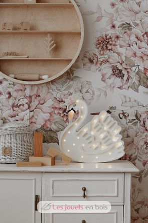 Nightlight Swan White LL050-001 Little Lights 4