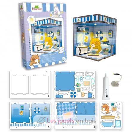 Mini escena para crear Chibi Box Capibara SYCREA094 Sycomore 2