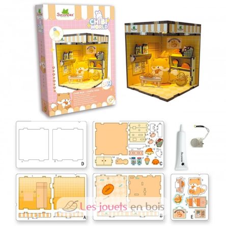 Mini escena para crear Chibi Box Perro SYCREA093 Sycomore 2