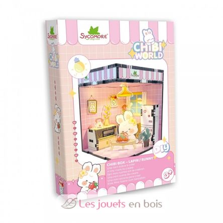 Mini escena para crear Chibi Box Bunny SYCREA089 Sycomore 1