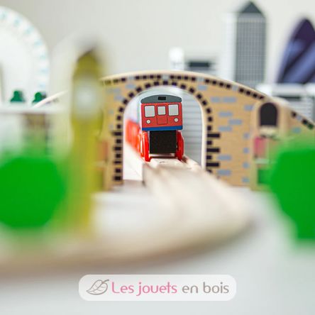 Juego de tren Ciudad de Londres BJ-T0099 Bigjigs Toys 7