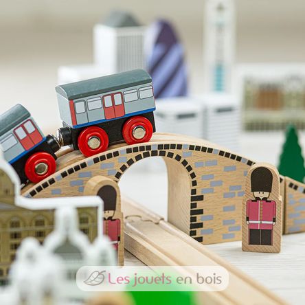 Juego de tren Ciudad de Londres BJ-T0099 Bigjigs Toys 4