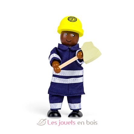 Set muñecos bomberos BJ-T0117 Bigjigs Toys 13