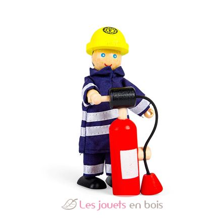 Set muñecos bomberos BJ-T0117 Bigjigs Toys 12