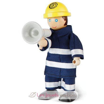 Set muñecos bomberos BJ-T0117 Bigjigs Toys 6