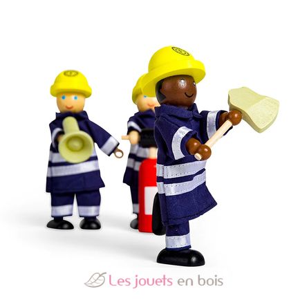 Set muñecos bomberos BJ-T0117 Bigjigs Toys 2